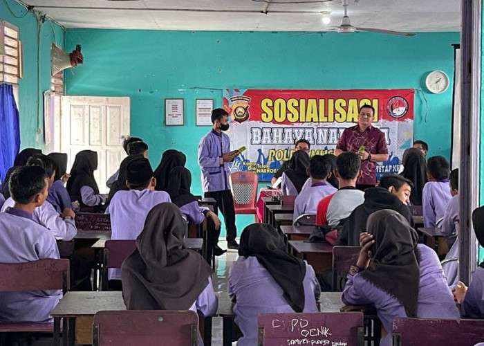 Datangi Sekolah di Musi Rawas, Kasat Narkoba Jelaskan Hal Penting