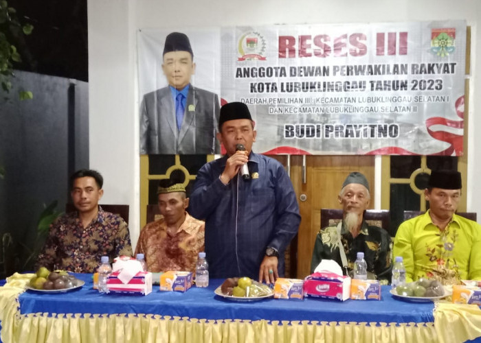 Reses III Anggota DPRD Lubuklinggau Budi Prayitno Siap Memperjuangkan Aspirasi Masyarakat