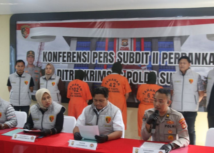 Polda Sumsel Tetapkan 15 Tersangka Sindikat Kredit Fiktif Bank BUMN, Rugikan Negara Rp90 Miliar