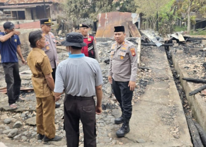 4 Rumah di BTS Ulu Musi Rawas Ludes Terbakar, Kerugian Lebih Rp200 Juta