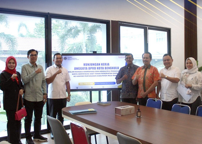 Perkuat Koordinasi, ATR/BPN Musi Rawas Terima Kunker Anggota DPRD Kota Bengkulu