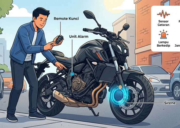 Awas Pencurian Motor Jelang Lebaran Idul Fitri! Berikut 3 Alarm Motor Terbaik dengan Fitur Anti Maling 