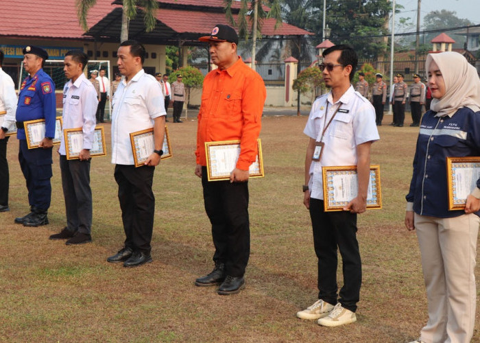Kapolres Musi Rawas Beri Penghargaan Lintas Instansi, Penanganan Karhutla, Ungkap Kasus Pembunuhan dan Narkoba