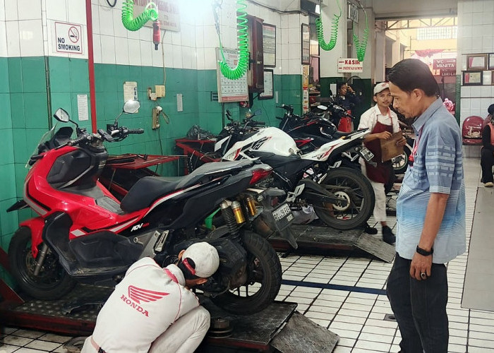 Promo Servis Juni 2026 di AHASS Utama Motor Lubuk Linggau, Gratis Isi Angin Nitrogen untuk Semua Motor Honda