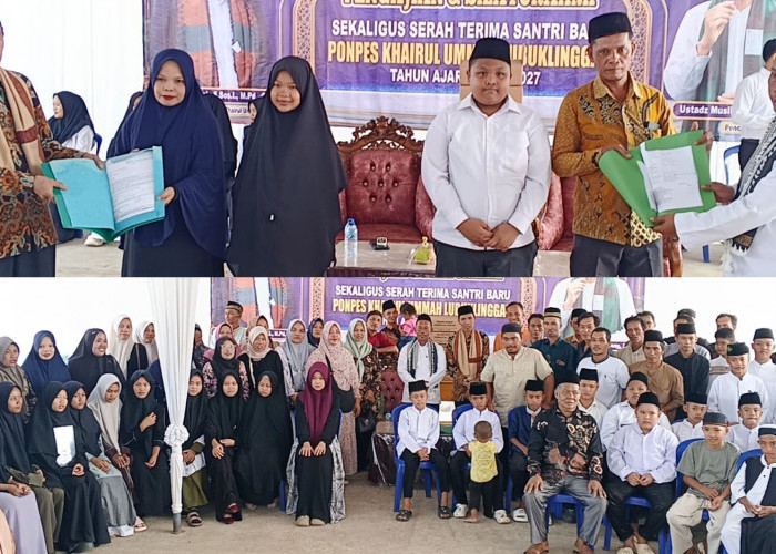 Serah Terima Santri Baru Ponpes Khairul Ummah Lubuk Linggau: Siap Lahirkan Lulusan Cerdas Ilmu Dunia dan Agama
