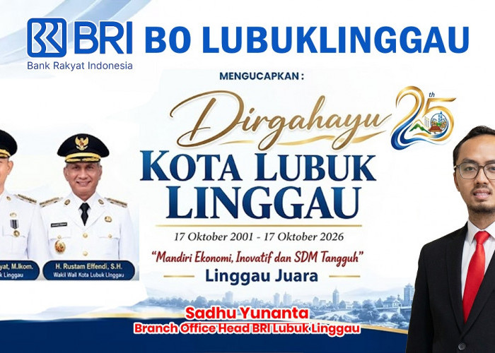 BRI Lubuk Linggau Mengucapkan Dirgahayu Kota Lubuk Linggau ke-25