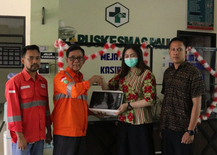 Wujudkan Masyarakat yang Sehat, PT Barasentosa Lestari Berikan Bantuan Mesin EKG Ke Puskesmas Pauh Muratara