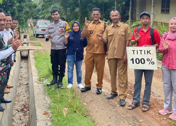 Cegah Banjir di Permukiman Warga, Pemdes Banpres Bangun Drainase