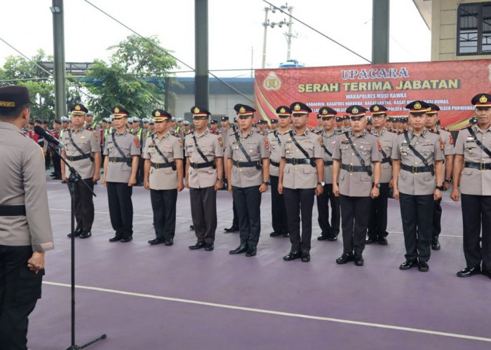 Mutasi Polda Sumsel Terbaru, Ini 9 Nama Kapolsek dan 16 Pejabat Utama Polres Musi Rawas 2025