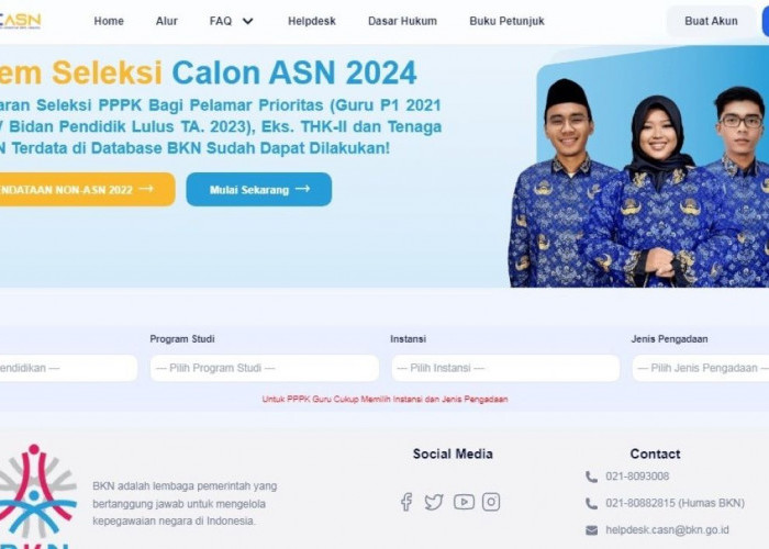 PPPK 2024 Sudah Dibuka, Ini Cara Cek Formasi, Buruan Daftar!