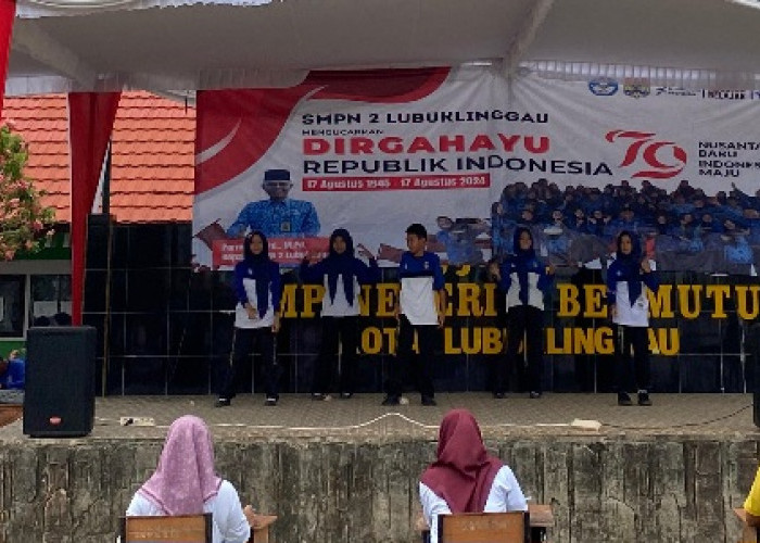 HUT Kemerdekaan RI, SMP Negeri 2 Lubuk Linggau Hadirkan Penampilan Spesial