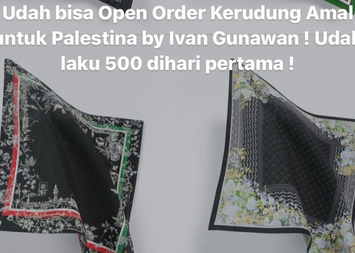 Ivan Gunawan Desainer Indonesia Rilis Hijab Tema Palestina, Semua Hasil Penjualan akan Didonasikan