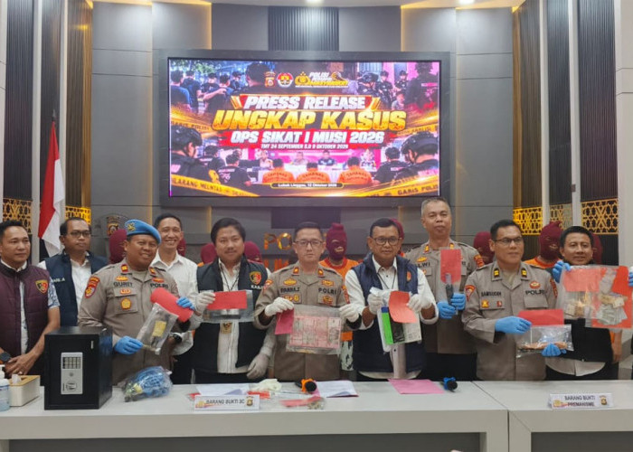 54 Kasus 3C Terungkap! Polres Lubuk Linggau Peringkat 1 Operasi Sikat Musi
