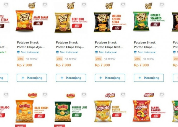 10 Produk Snack DISKON di Indomaret 12.12, Berikut Daftar Harganya 