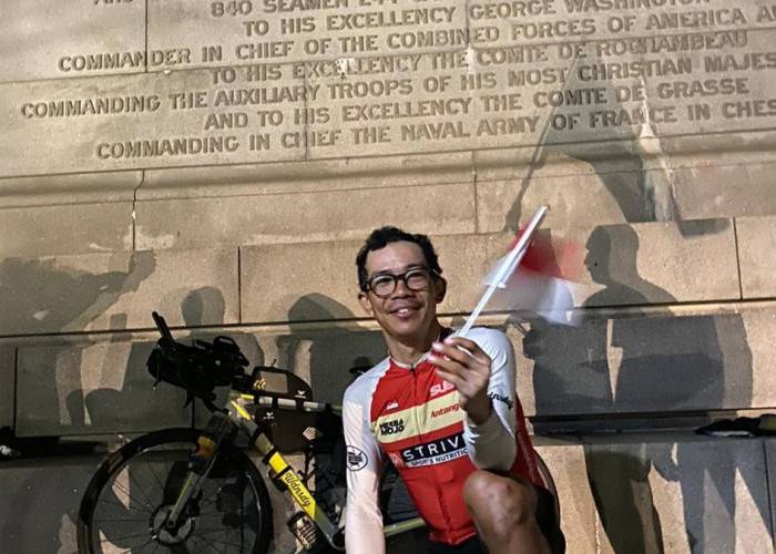 Dzaki Wardana, Pesepeda Indonesia yang Sukses Gowes 6.720 km Membelah Garis Tengah Amerika Selama 20 Hari