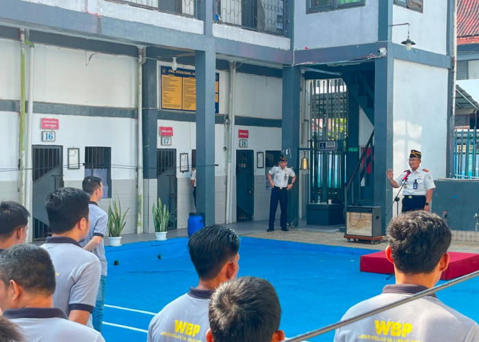 Lapas Lubuk Linggau Gelar Apel Kesadaran Berbangsa dan Bernegara bagi Warga Binaan