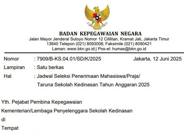 Pendaftaran Sekolah Kedinasan 2025 Dibuka Juni, Catat Jadwal Lengkapnya Berikut