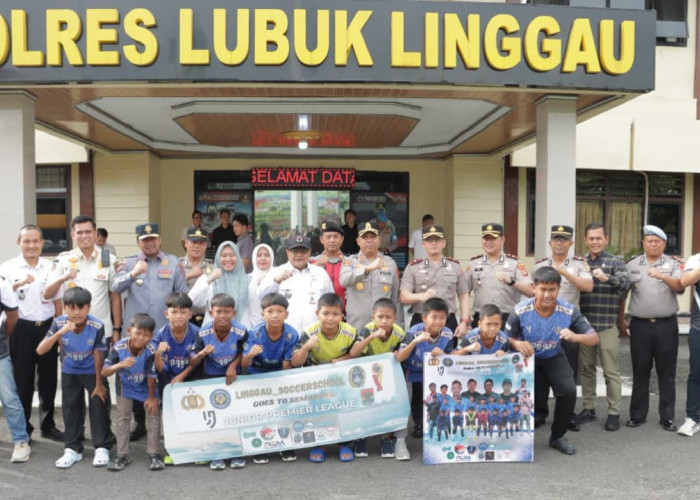 Tim Linggau Soccer School Dilepas Kapolres Lubuk Linggau Menuju Kompetisi Nasional JPL di Semarang