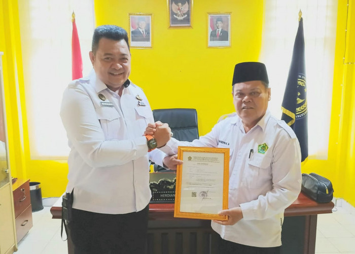 Masjid At-Taubah Lapas Narkotika Muara Beliti Resmi Kantongi Izin Pendirian dari Kemenag Musi Rawas