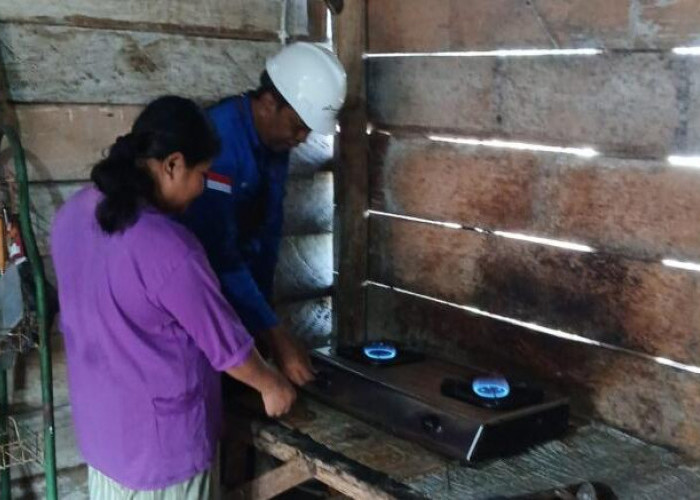 Nyalakan Harapan Hidup, Gas dari Perut Bumi Mengalir ke Dapur Masyarakat di Musi Rawas