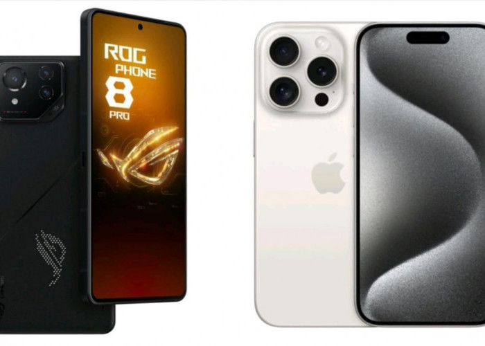 Duel Adu Balap Spek Unggul, Handphone ROG Phone 8 Ultimate Vs iPhone 15 Pro, Siapakah Juaranya?