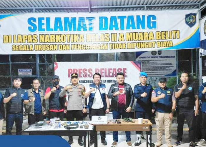Razia Gabungan Lapas Narkotika Muara Beliti, Polri dan BNN, Tegaskan Komitmen Bersih dari Narkoba
