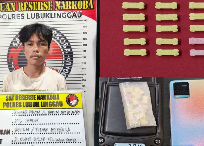 Disergap Polisi, Pengedar Narkotika di Lubuk Linggau Lempar Barang Bukti ke Atap Rumah