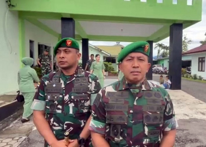 Danrem 044/Garuda Dempo Kunjungi Kodim 0406 Lubuk Linggau, Beri Arahan dan Salurkan Bantuan Sosial