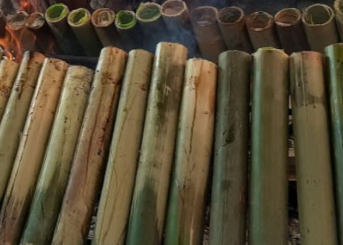 Lemang Bambu Tradisi Kuliner Saat Bulan Ramadan, ini 4 Komposisi Pembuatannya