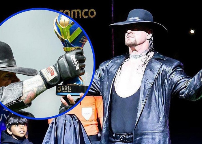 Undertaker Muncul Angkat Piala di Pembukaan Laga Al Nassr Vs Al Hilal