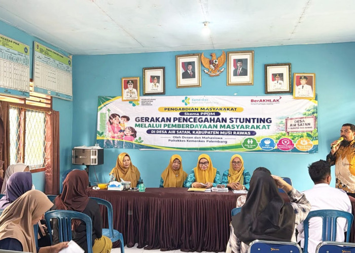 Gerakan Pencegahan Stunting Melalui Pemberdayaan Masyarakat di Desa Air Satan Musi Rawas