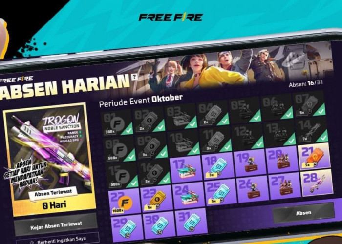 Kode Redeem Free Fire, Selasa 22 Oktober 2024, Klaim Sekarang!