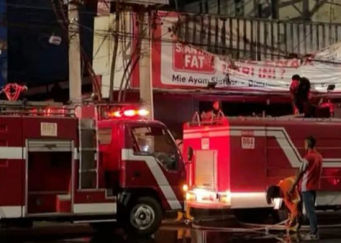 Warung Mie Siantar Fat Lubuk Linggau Terbakar, Kerugian Capai Rp150 Juta
