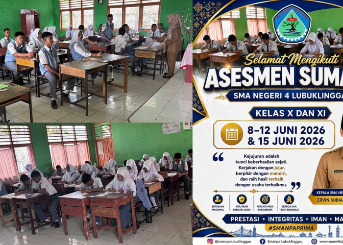 SMA Negeri 4 Lubuk Linggau Gelar Asesmen Sumatif Akhir Semester Genap Tahun Pelajaran 2025/2026