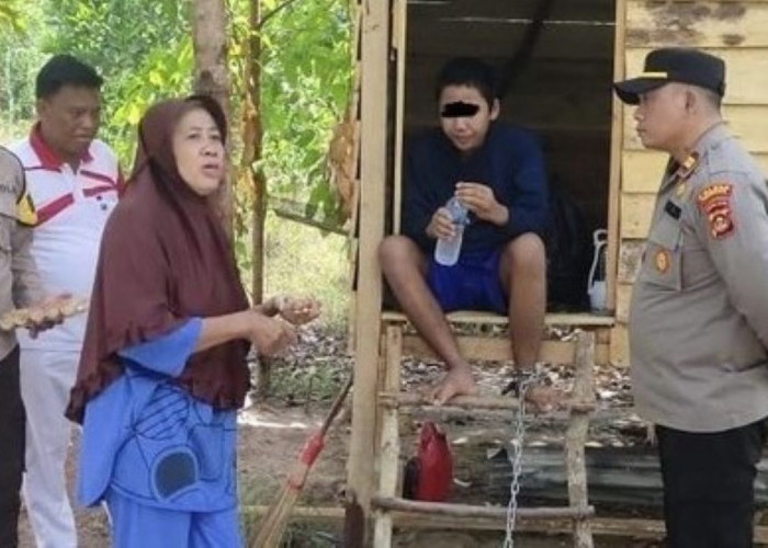 Ibu di Prabumulih Sumatera Selatan Rantai Kaki Anak yang Masih Pelajar, Ini Alasannya