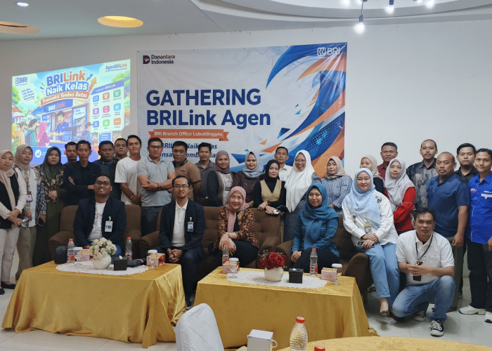 BRI Lubuk Linggau Gelar Gathering BRILink, Dorong Agen Naik Kelas dan Tembus Batas Transaksi