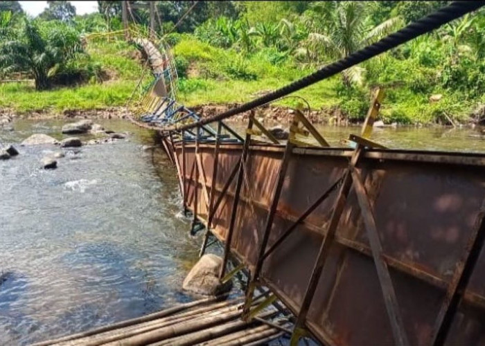 Korban Jembatan Gantung Sungai Malus Mati Rasa dari Pinggang ke Kaki, Dirujuk ke RSMH Palembang