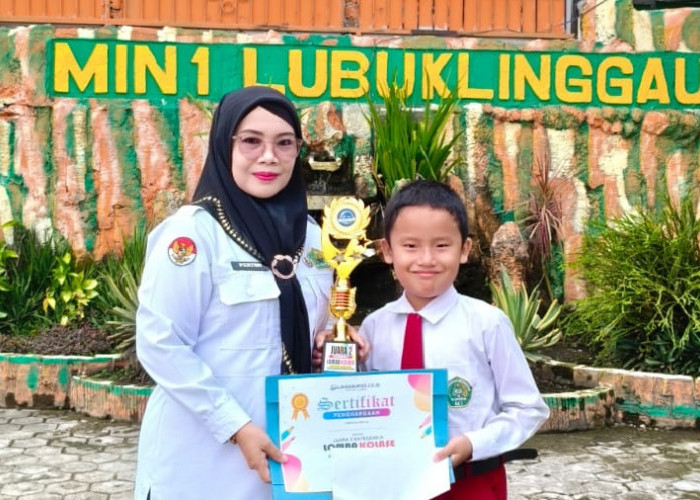 Bangga, Pelajar MIN 1 Lubuk Linggau Raih Juara 2 Lomba Kolase Tingkat SD/MI se-Kota Lubuk Linggau