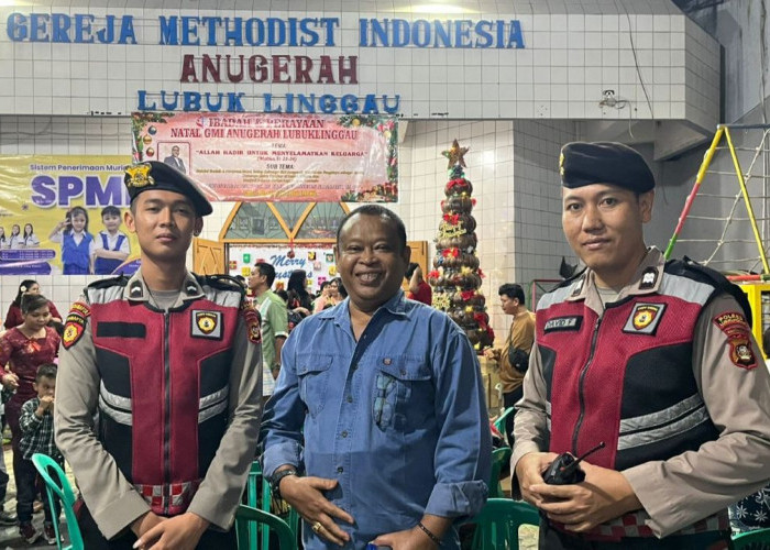Rangkaian Natal di 5 Gereja Lubuk Linggau, Polisi Pastikan Aman, Nyaman dan Kondusif