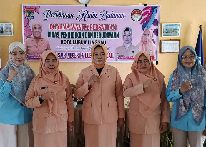 SMP Negeri 7 Lubuk Linggau Sukses Jadi Tuan Rumah Pertemuan DWP Disdikbud