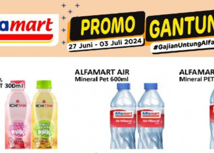Daftar Promo Minuman, Program Gantung Alfamart Edisi 27 Juni Sampai 3 Juli 2024
