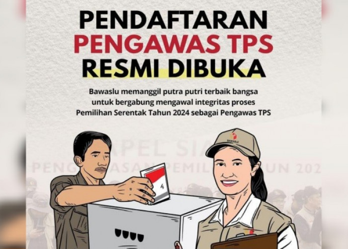 Bawaslu Sumatera Selatan Buka Lowongan 13.185 Pengawas TPS, Begini Daftarnya