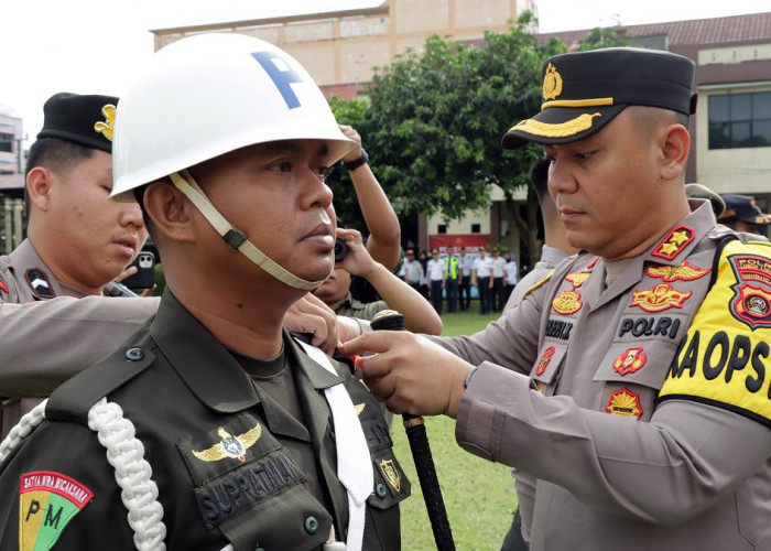 Pastikan Keamanan Arus Mudik Lebaran Idul Fitri, Polres Lubuk Linggau Gelar Apel Pasukan Operasi Ketupat 2025