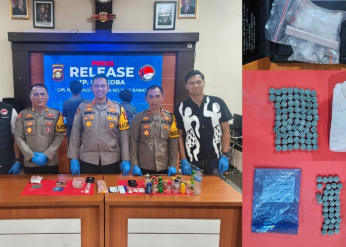 Penggerebekan di Tanah Periuk Jelang Ramadan, Polres Musi Rawas Amankan Ratusan Butir Ekstasi