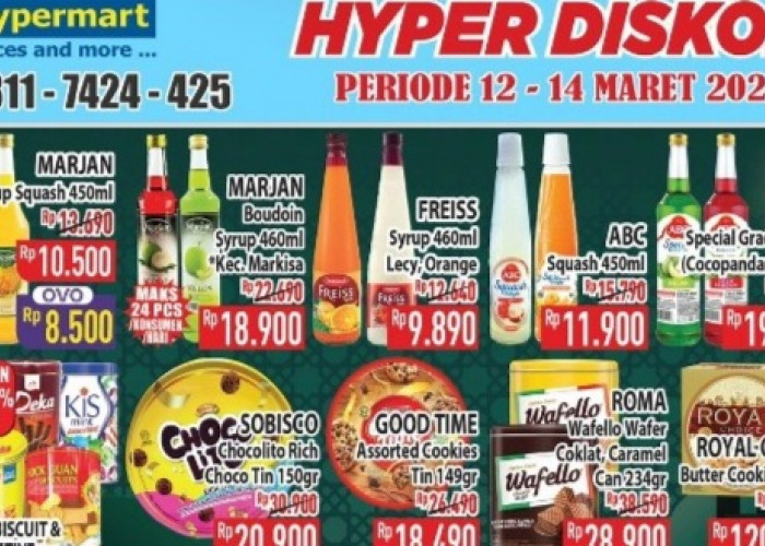 Daftar Produk Minuman Diskon Awal Ramadan 1445 H di Hypermart, Periode 12 Sampai 14 Maret 2024