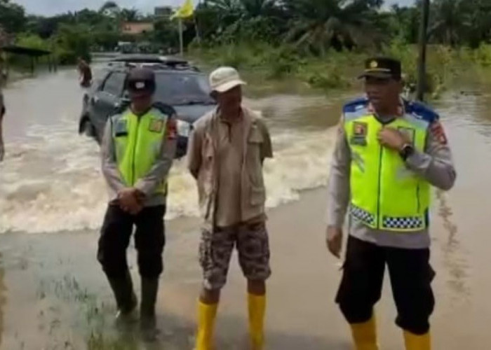 Banjir Genangi Jalan Lintas Musi Rawas – Muba, Pengendara Diminta Hati-hati, Sudah 20 Desa Terendam