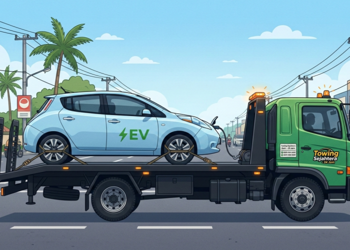 Mobil Listrik Mogok Saat Mudik Lebaran Idul Fitri 2026? Perhatikan Cara Menarik yang Aman dan Benar!