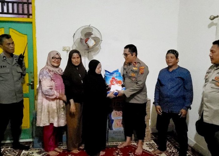 Kapolsek SU 2 Sambangi Rumah Duka Korban Penganiayaan Hingga Tewas, Berikan Tali Asih dan Pesan Kamtibmas