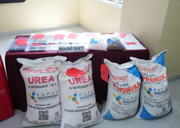 10 Ton Pupuk Subsidi Diselewengkan, Polda Sumsel Amankan 3 Orang