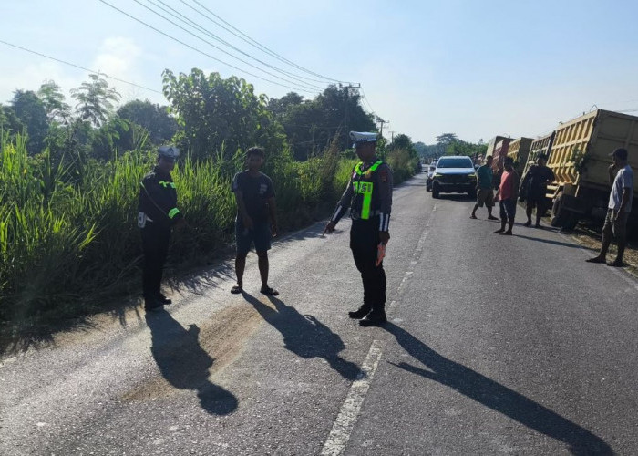 Tabrakan di Areal Antrean Truk Solar SPBU Bukit Beton, Warga Musi Rawas Tewas Seketika